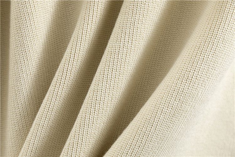 Cardigan et pantalon larges, ensemble deux pièces décontracté à lacets et couleur unie, printemps et automne 2025_voghion.com