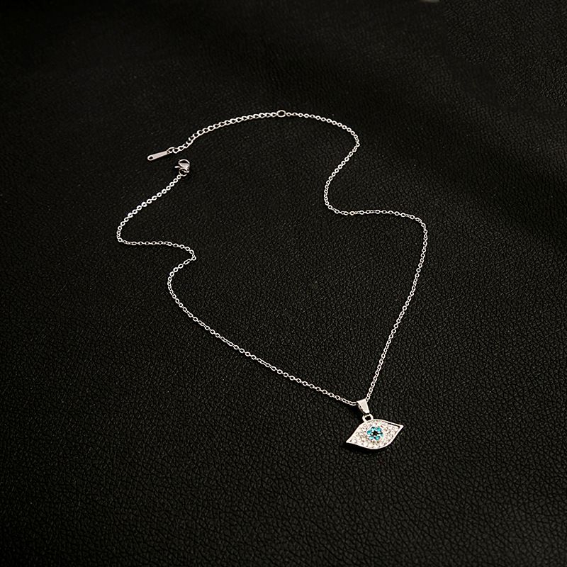 Collier œil du diable à la vente transfrontalière européenne et américaine, niche simple, collier attrape-rêves rétro avec abeille et diamants incrustés_voghion.com