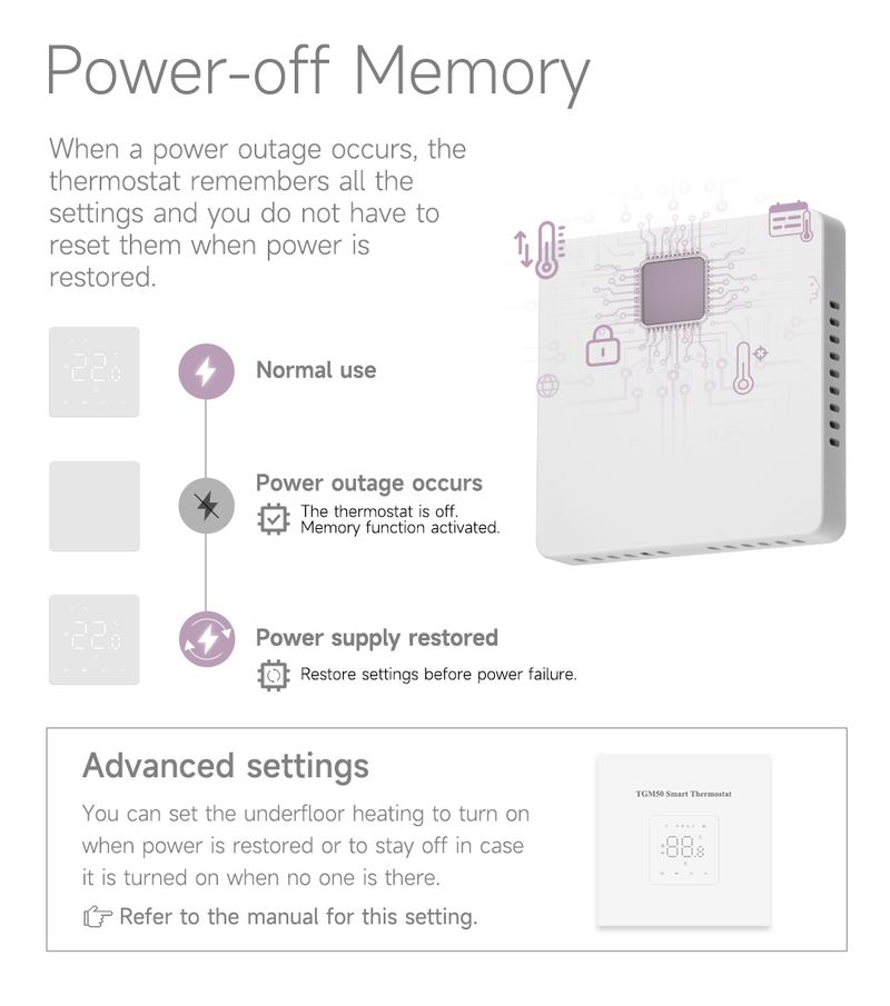 Thermostat WIFI Beok Tuya Smart Home Chauffage électrique Chaudière à gaz Chaudière à gaz Contrôleur de température LED numérique Alice_voghion.com