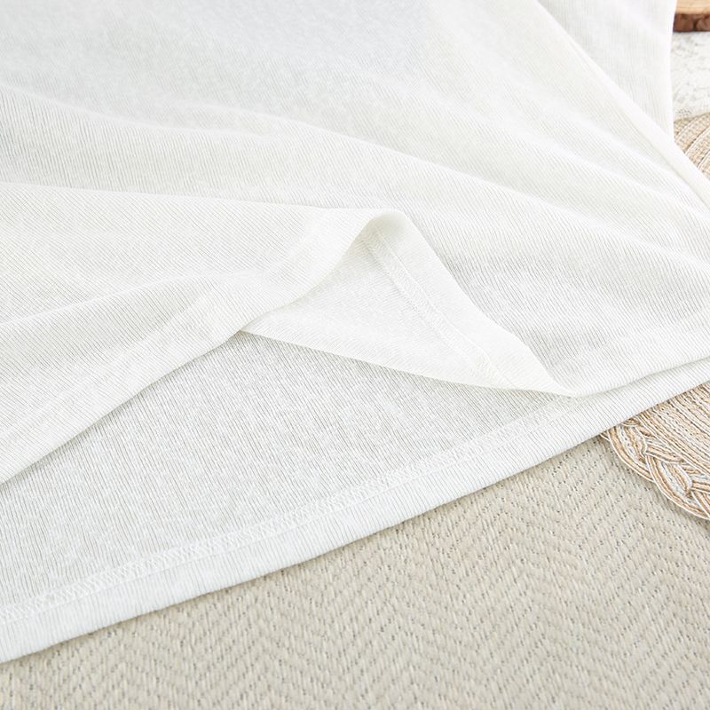 Strick-Stretch-Pyjama für Damen, locker, bequem, lässig, Herbst-Loungewear im neuen europäischen und amerikanischen Stil mit langen Ärmeln und langer Hose_voghion.com