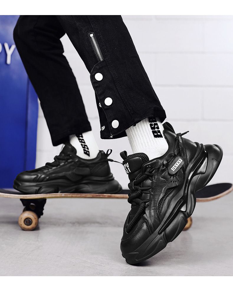 Scarpe da ginnastica casual da uomo, traspiranti, antiscivolo, con suola spessa, per lavoro e tempo libero, leggere e comode, per camminare_voghion.com