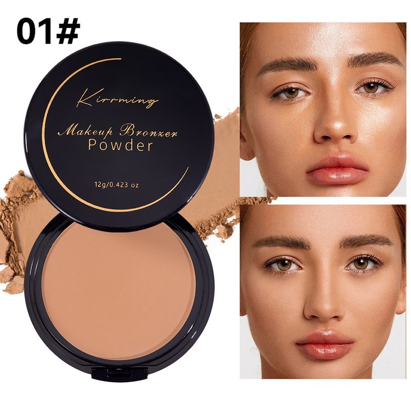 Powder Cake 4 Farben Wasserfester Concealer Aufhellender langanhaltender Make-up ohne Verschmieren Puder_voghion.com