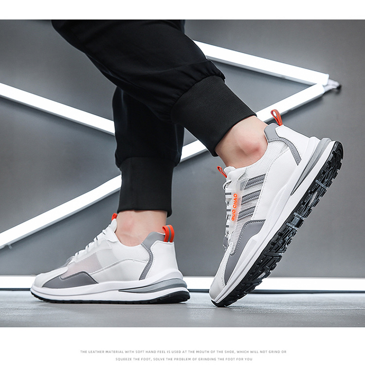 Nuove scarpe da rete per giovani primaverili ed estivi Scarpe da uomo Wenzhou I produttori di scarpe da ginnastica casual da uomo le distribuiscono uno per uno_voghion.com