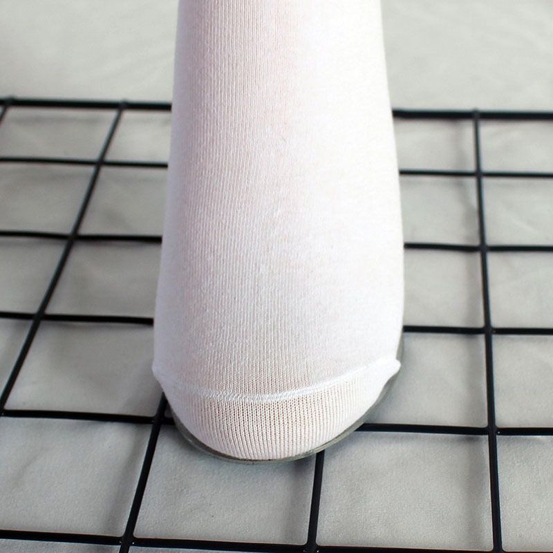 Calzini da donna Calzini alla caviglia plissettati da donna Calzini autunnali invernali in cotone con pizzo alle orecchie in legno Calzini a tubo medio da donna in tinta unita_voghion.com
