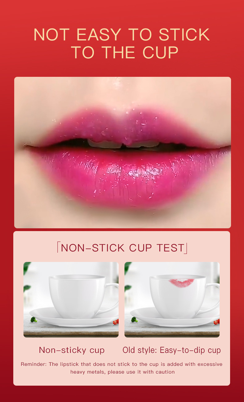 New YANQINA Blue Fairy Lipstick Warm Gradient Thousand Person Thousand Color Hold Makeup Color Display Non Stick Cup Lipstick_voghion.com