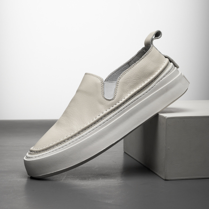 Scarpe casual traspiranti in pelle One Step da uomo, originali Lefu Trendy Korean Edition, 2025_voghion.com