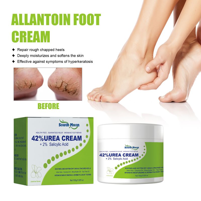 Crema para el cuidado de los pies South Moon Hidrata, previene la sequedad, el agrietamiento, la descamación y el agrietamiento en el talón, humectando e hidratando._voghion.com
