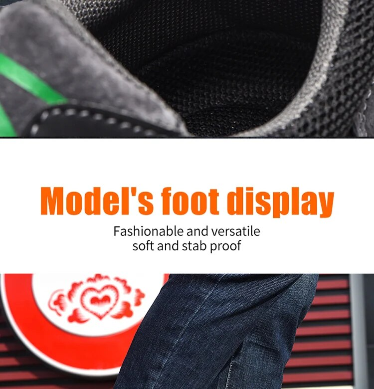 Zapatillas de deporte a prueba de pinchazos para hombre, botas de seguridad indestructibles con punta de acero, zapatos masculinos_voghion.com