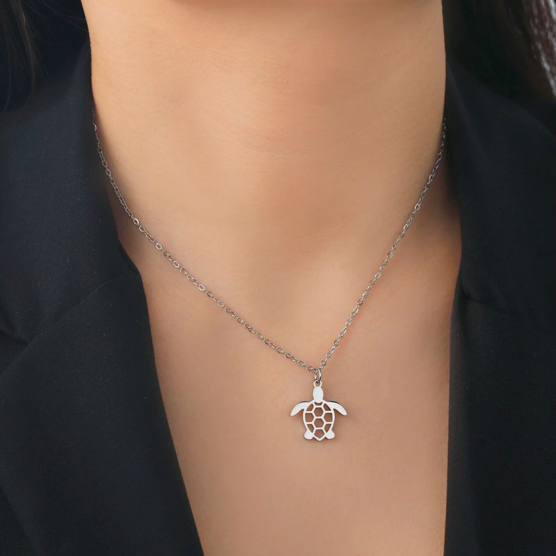 Skyrim Sköldpadda Halsband Sköldpadda Länkkedja Övernaturlig Amulett Gåva För Kvinna Man Mode Rostfritt Stål Hängsmycken_voghion.com