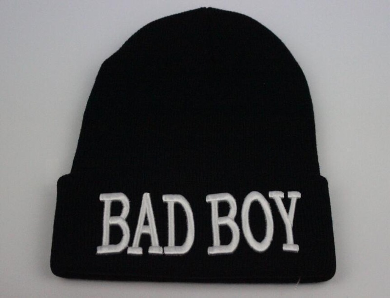 3D three-dimensional embroidered hip hop hat bad girl Pullover wool knitted hat acrylic couple hat warm ski cold hat_voghion.com