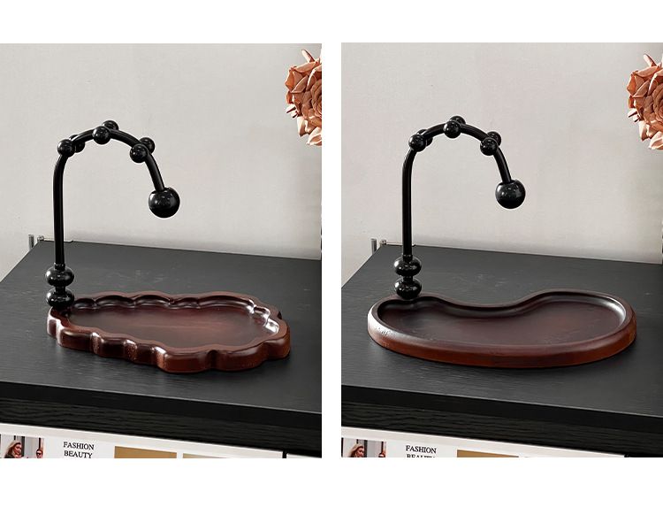 Luxe opbergbak voor in de hal, opbergrek van notenhout, lade voor diversen, waardevolle ornamenten, sleutelopslag_voghion.com
