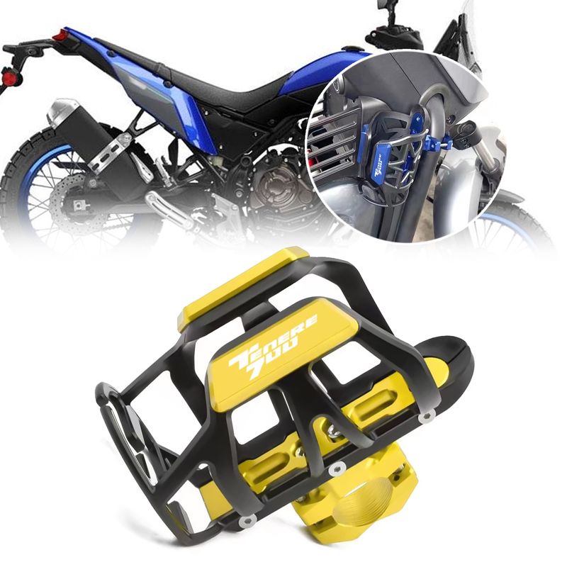 PER TENERE700 2021-2024+ Accessori per staffe per motociclette Portaborraccia Portabicchieri Tenere 700 Tenere700_voghion.com