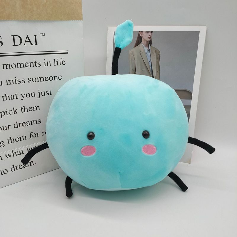 PWA bumbiņas plīša zaļais ābols Stardew Valley Junimo plīša plīša lelles spilvens_voghion.com