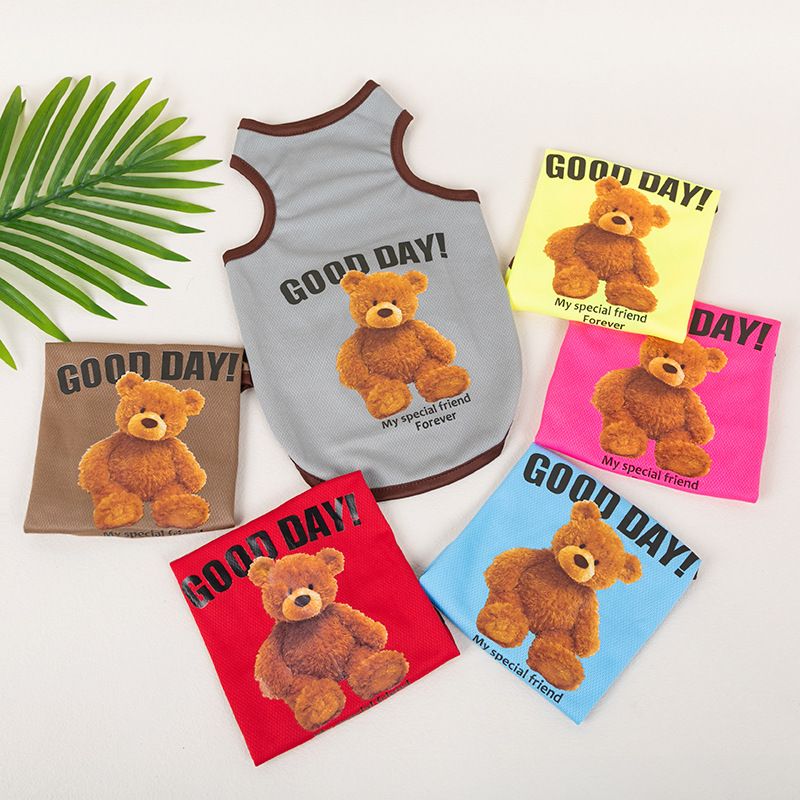 Factory Direct Pet clothes puppy clothes cat clothes summer dog vest pet vest one-piece delivery_voghion.com
