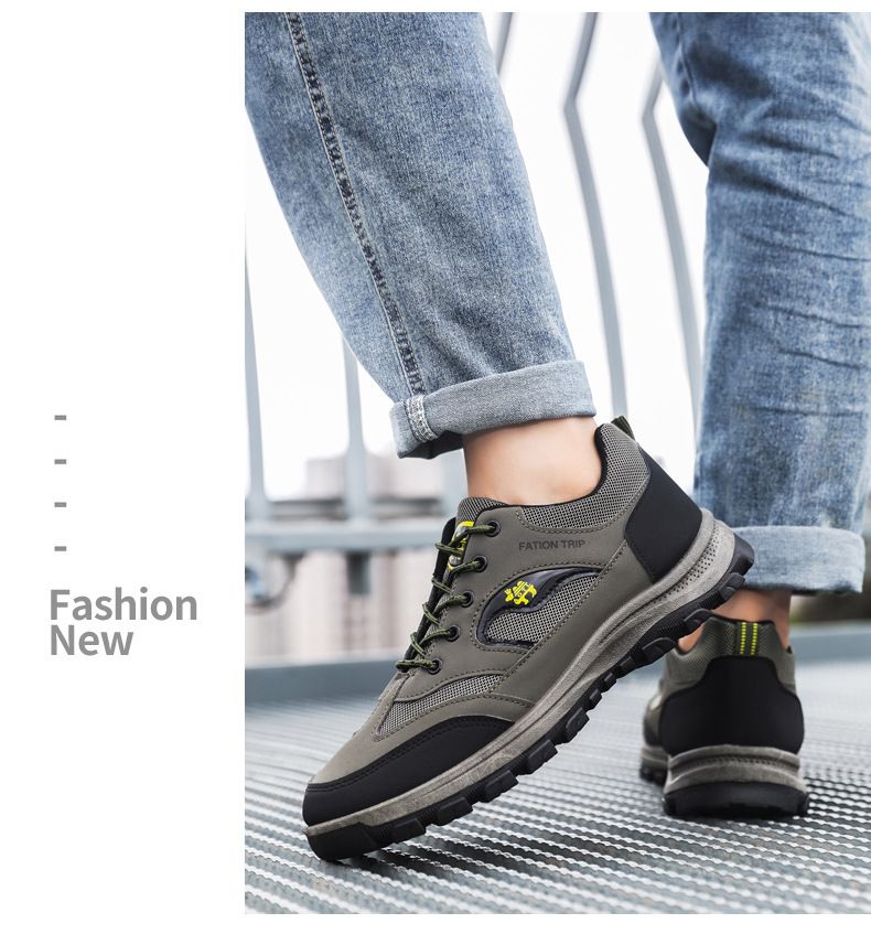 Scarpe da trekking da uomo, in cotone, per autunno e inverno, taglia extra large, casual, sportive, da lavoro, per escursioni all'aperto, da passeggio_voghion.com