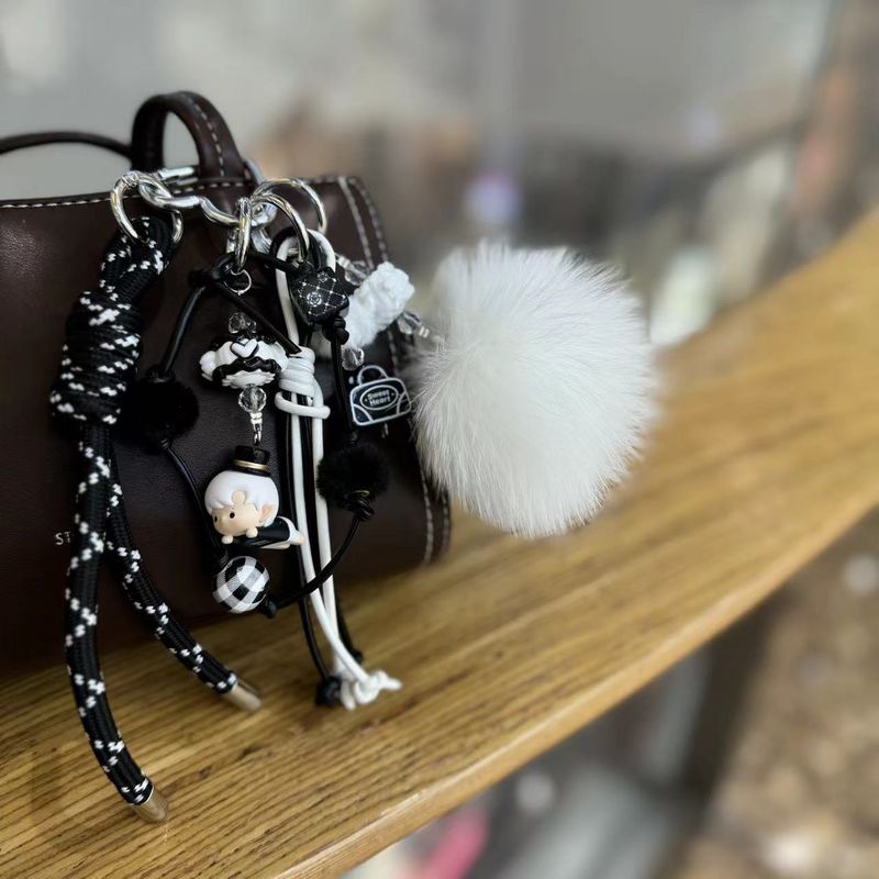 Bag Charms Plush Bag Pendant Cute Doll Pendant High Value Keychain Accessories_voghion.com