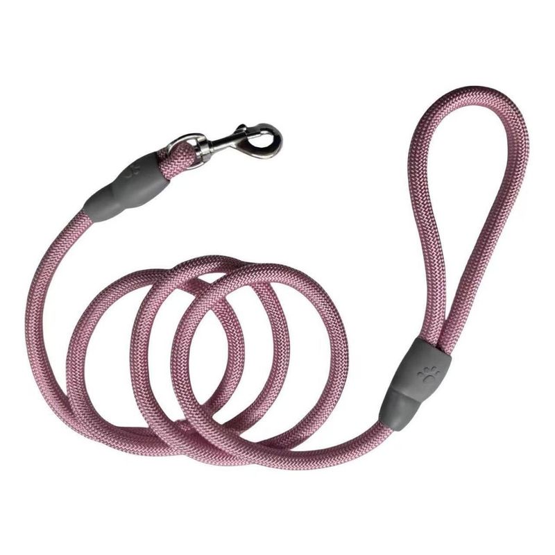 Pet Fashionable Multi-color Round Rope Walking Leash Dog Chain_voghion.com