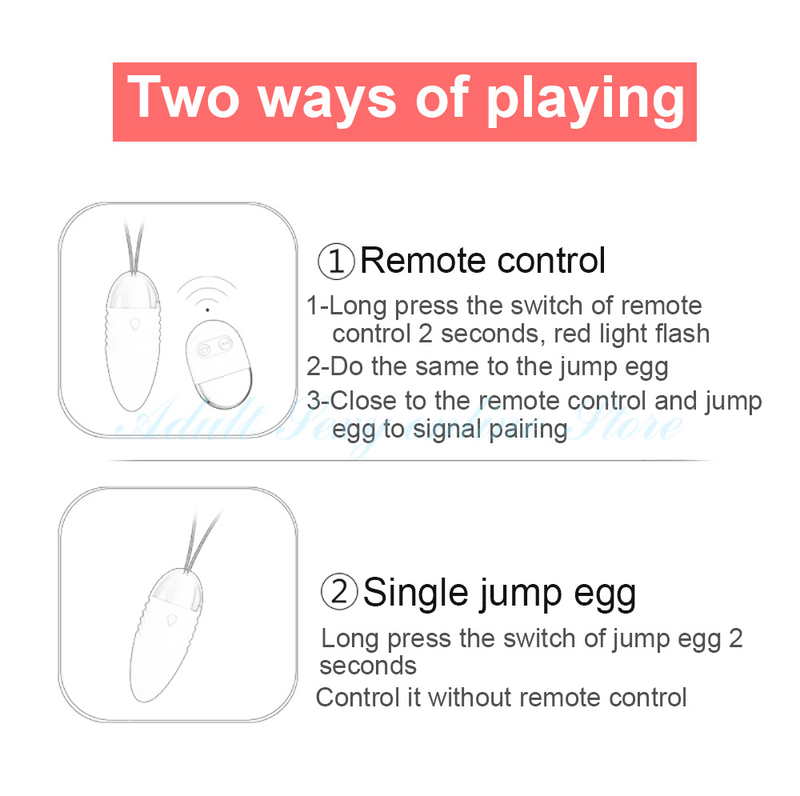 Wireless Kegel Exerciser Jump Egg Vibrator USB Charge Waterproof Remote Control Body Massager For Women Ad 3f1_voghion.com