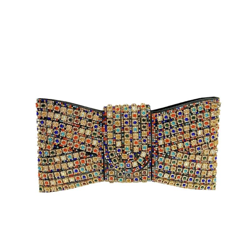 Nuova pochette di alta qualità con tracolla singola, interamente in diamanti, da donna, piccola borsa da sera mondana_voghion.com