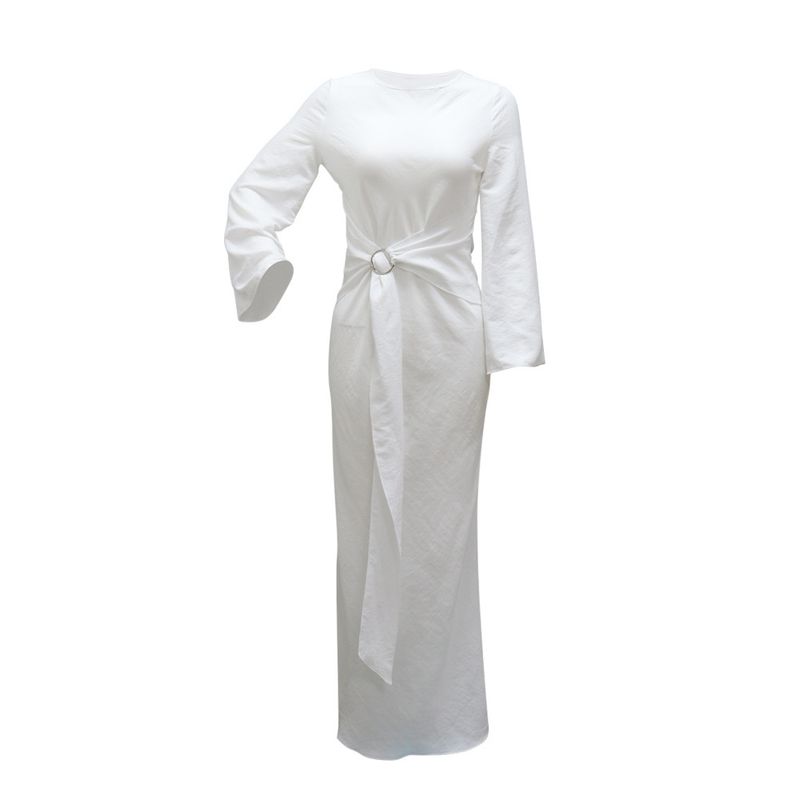 Damenbekleidung Muslimisches ethnisches elegantes Kleid Pendlerrobe_voghion.com