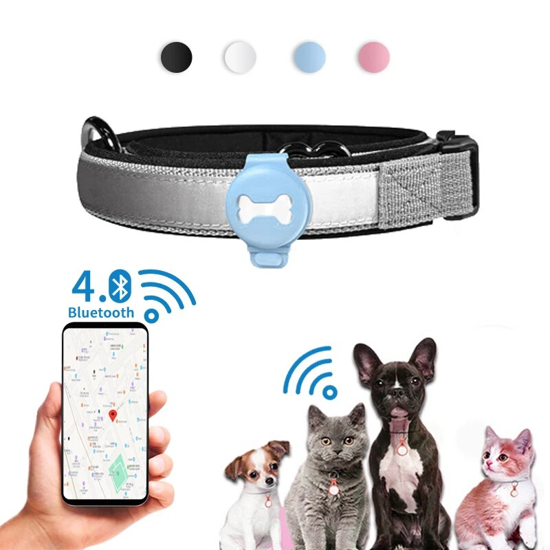 GPS localizador inteligente marca rastreador de detecção de animais de estimação wearable bluetooth para gato cão pássaro anti-perdido registro ferramenta de rastreamento_voghion.com