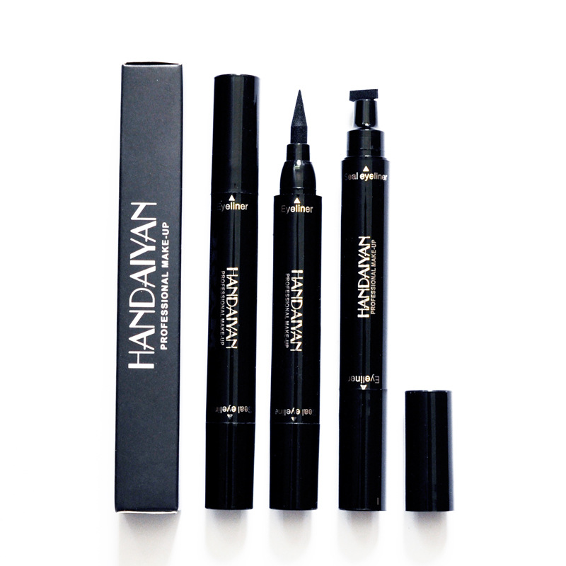 HANDAIYAN Han Daiyan eye-liner noir à double extrémité en forme de triangle maquillage chaud_voghion.com