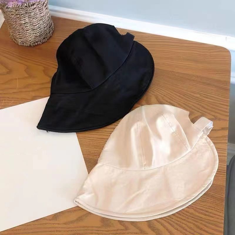 Summer Wide Brim Sunhat Women Sun Hats Foldable Adjustable Outdoor Beach Bucket Hat UV Protection Visors Fisherman_voghion.com