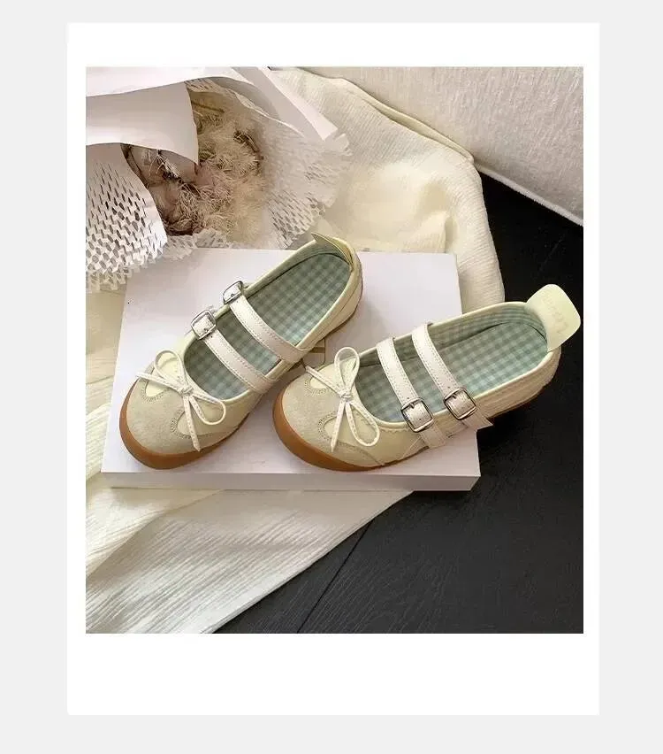 Sweet Casual Mary Jane Flat Shoes Women's Ballet Flats Soft Bottom Comfortable Spring Summer Retro Sle Fashionable_voghion.com