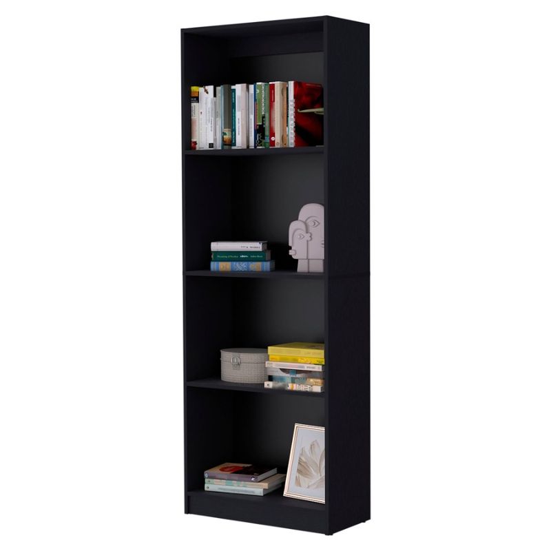 Scaffali Libreria nera a ripiani_voghion.com