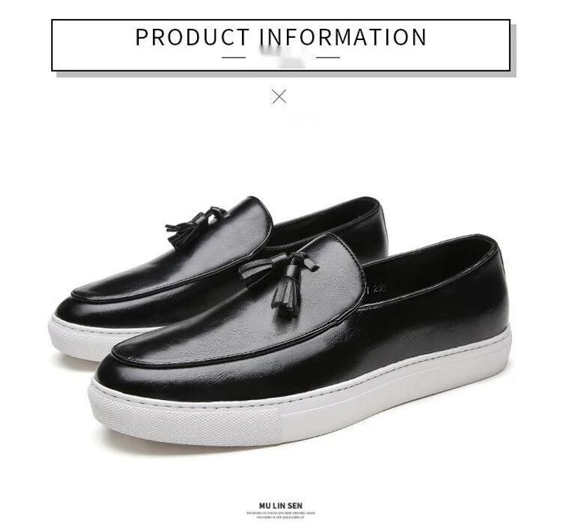 Replică ușoară de designer, pantofi de damă de dimensiuni mari, cu ciucuri, pentru bărbați, la modă, cu personalitate pentru picior, pantofi casual din piele, model business_voghion.com