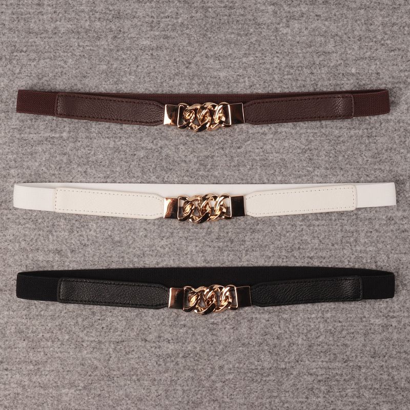 Slim Belt Women, Fashionable And Simple, Versatile Decorative Accessory For Dresses, Summer Elastic Waistband, Small_voghion.com