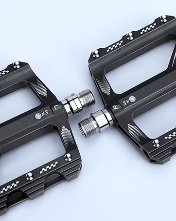 Bike Pedals- 9/16" Lightweight Mountain Bike Pedals With 3 Sealed Bearings Non-Slip Wide Platform,Easy Installation For Ebike Mountain Bike,BMX_voghion.com