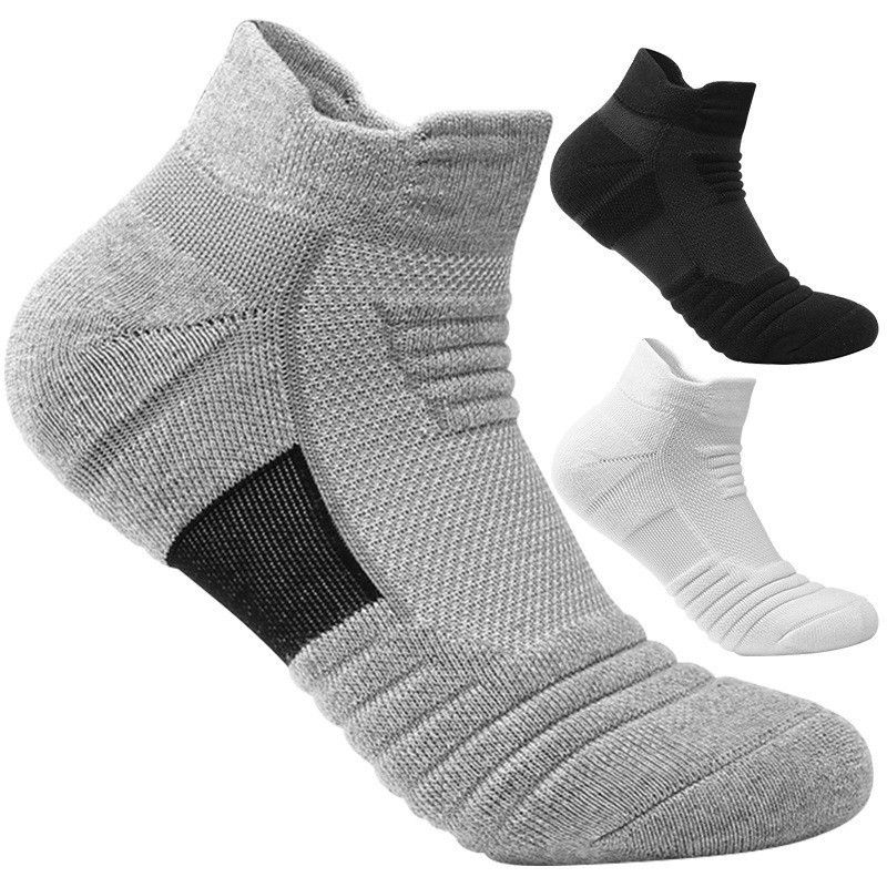 Men's Short Medium And High Tube Thick Thin Towel Bottom Breathable Non Slip Odor Zhuji Running Socks_voghion.com