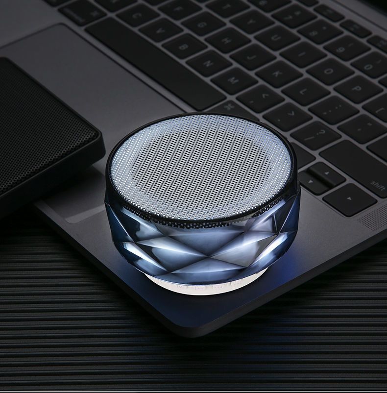 Colorful Light Wireless Bluetooth Mini Card Slot Subwoofer Portable Phone Computer Small Speaker_voghion.com