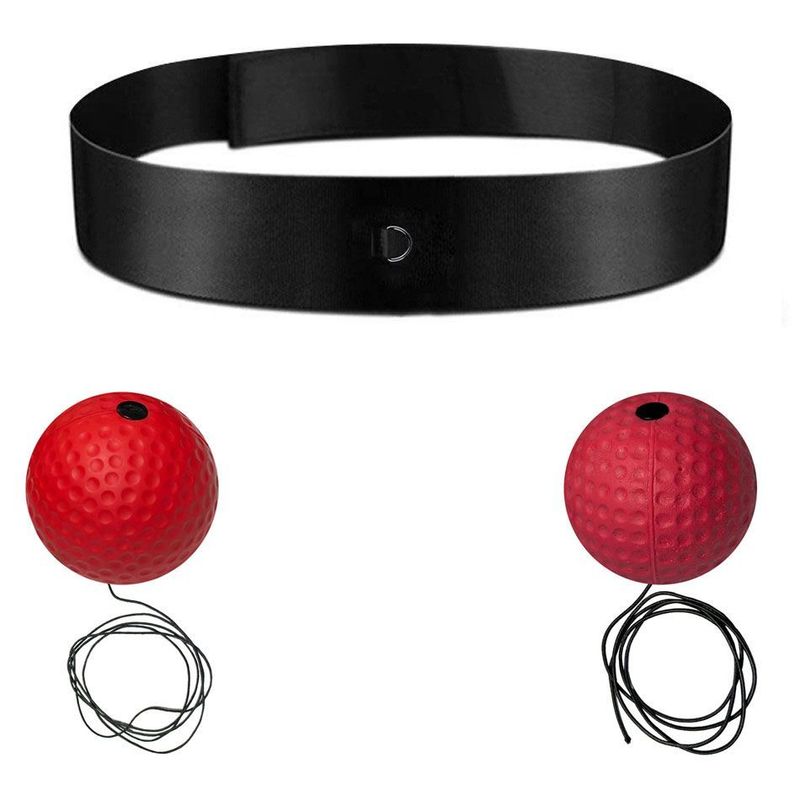 Hoofdgemonteerde boksreflex kindergevechtsdecompressie Magic Speed Ball, training voor volwassenen, fitness en_voghion.com