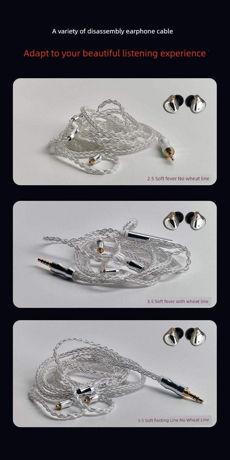 Xie Lantu andra generationens guldutgåva DIY in-ear trådbunden trådlös flaggskeppsheadset med hög ljudkvalitet Fever_voghion.com