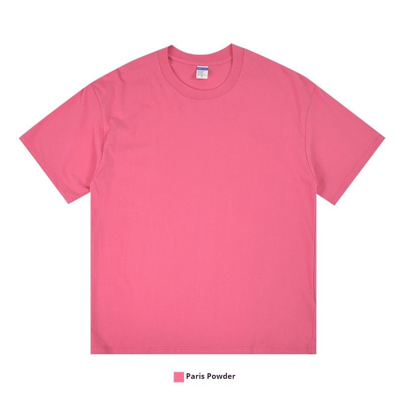 230g Shoulder Pure Cotton Short Sleeve For Men, Printed Loose Fit Plus Size Crew Neck Men's T-Shirt_voghion.com