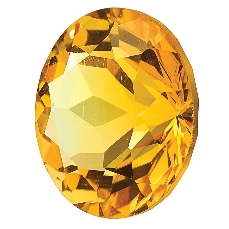 Citrine AA Quality 8mm Round_voghion.com
