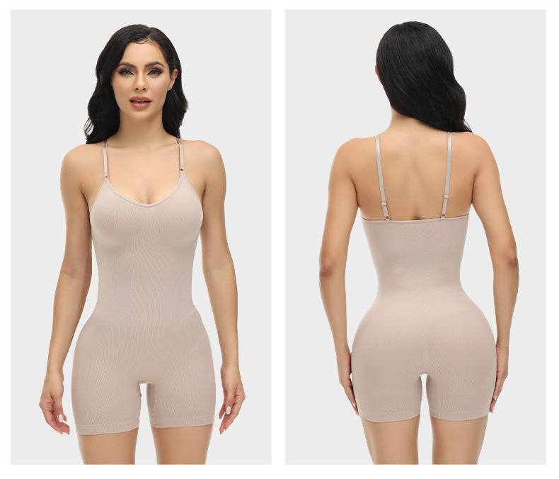 Seamless One-piece Shapewear Women's Belly Controlling Buttocks Shaping Shaping Underwear Stretch Slimming Body Corset_voghion.com