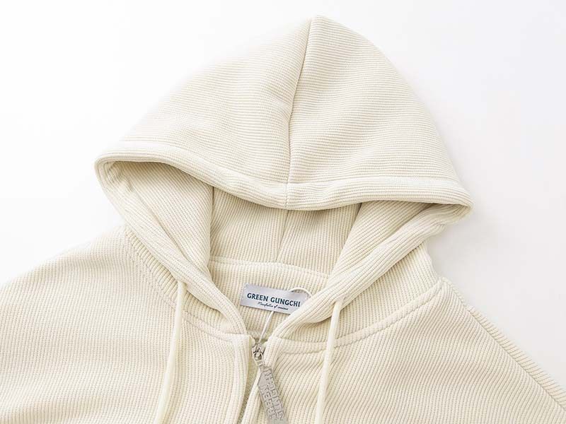 Cardigan con cappuccio largo, in stile americano, con ricamo a lettere, spesso e morbido, per coppie_voghion.com
