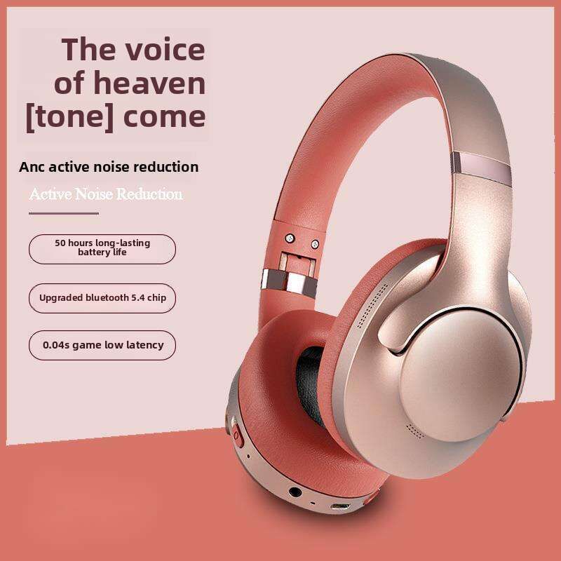 Nuove cuffie Bluetooth da indossare sulla testa con riduzione attiva del rumore ANC, durata della batteria ultra lunga, auricolari avvolgenti per il gaming, basso_voghion.com