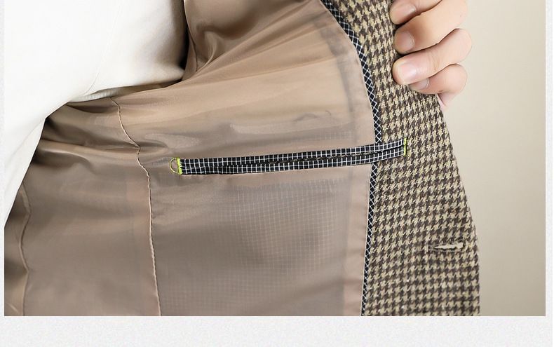 2024 nuovi abiti da uomo in stock piccoli abiti stile coreano moda plaid giacca casual da uomo all'ingrosso_voghion.com