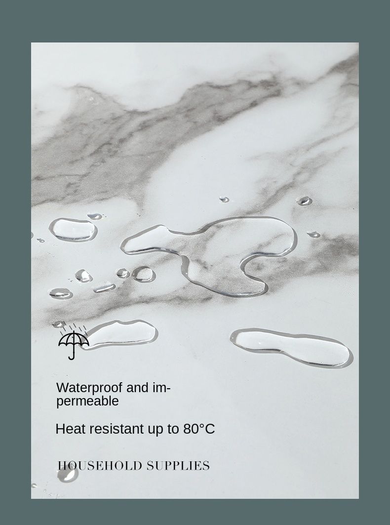 Tovaglietta trasparente tovaglia impermeabile resistente all'olio tavolino da tè in vetro morbido lavabile Class tovaglietta cancellabile antimacchia desktop Mat alta temperatura_voghion.com