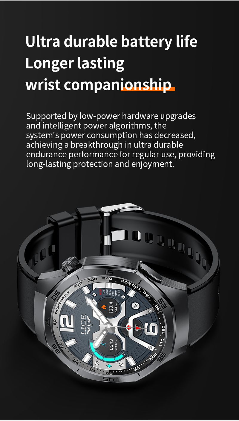 New Cross Border Smart Watch Sports Track Bluetooth Call Sports Mode Heart Rate Health Monitoring Watch_voghion.com