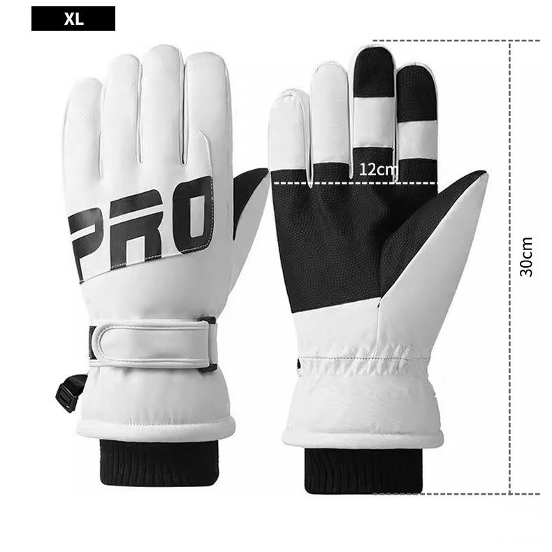 Gants de ski en coton Shandong Jining pour hommes et femmes, résistants au chaud et au froid, pour course de nuit, trottinette électrique et adulte_voghion.com