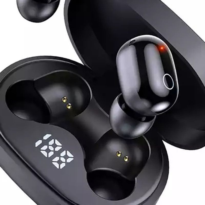 1 Set Wireless Bluetooth-compatible 5.0 Stereo Surround LED Power Display Automatic Pairing IPX5 Waterproof Earbud_voghion.com