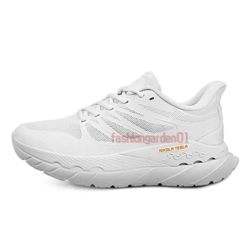 Chaussures de running JNDO Whale Leaping phosphorescentes 2.0 pour hommes et femmes, coloris Triple Black, Sunrise, Blanc et Jaune_voghion.com