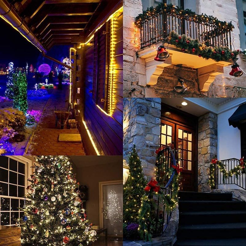 Huis & Tuin Buiten Smart Bluetooth LEDC9 Aardbeien Lichtsnoer Bruiloft Tuin Lichtsnoer Kerst Vakantie Lichtdecoratie Led Lichtsnoer_voghion.com