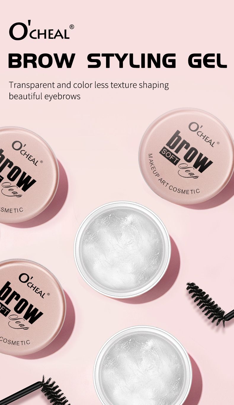 Crème pour sourcils OCHEAL Wild 8 g, liquide naturel, transparent, incolore, gel modelant, savon pour sourcils, gel pour sourcils, artefact naturel pour sourcils sauvages_voghion.com