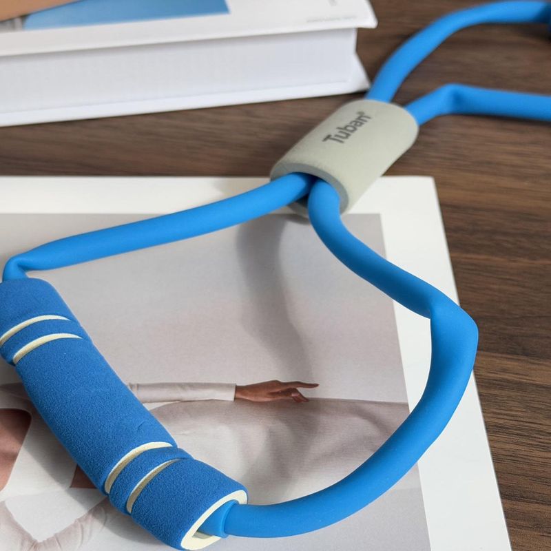 8-Form Widerstands-Yoga-Fitness-Gummiband Brustvergrößerung Brustformung Elastisches Seil Schulteröffnung Rückentraining_voghion.com